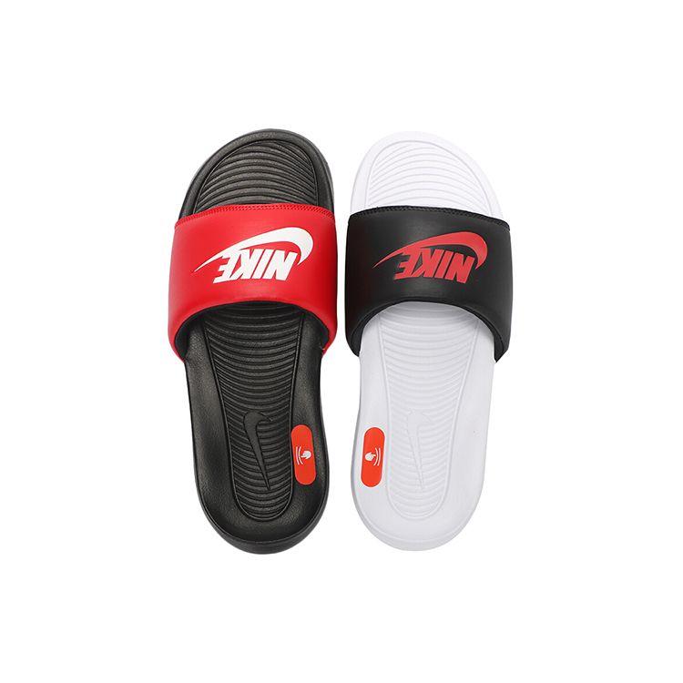 Nike Victori One Slide Mix Удобные Нескользящие Спортивные Сандалии Мужские Сандалии Черные Красные DD0234-600