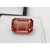 Emerald Cut Natural Padparadscha Sapphire 7-8 Ct Fabulous Certified Gemstone