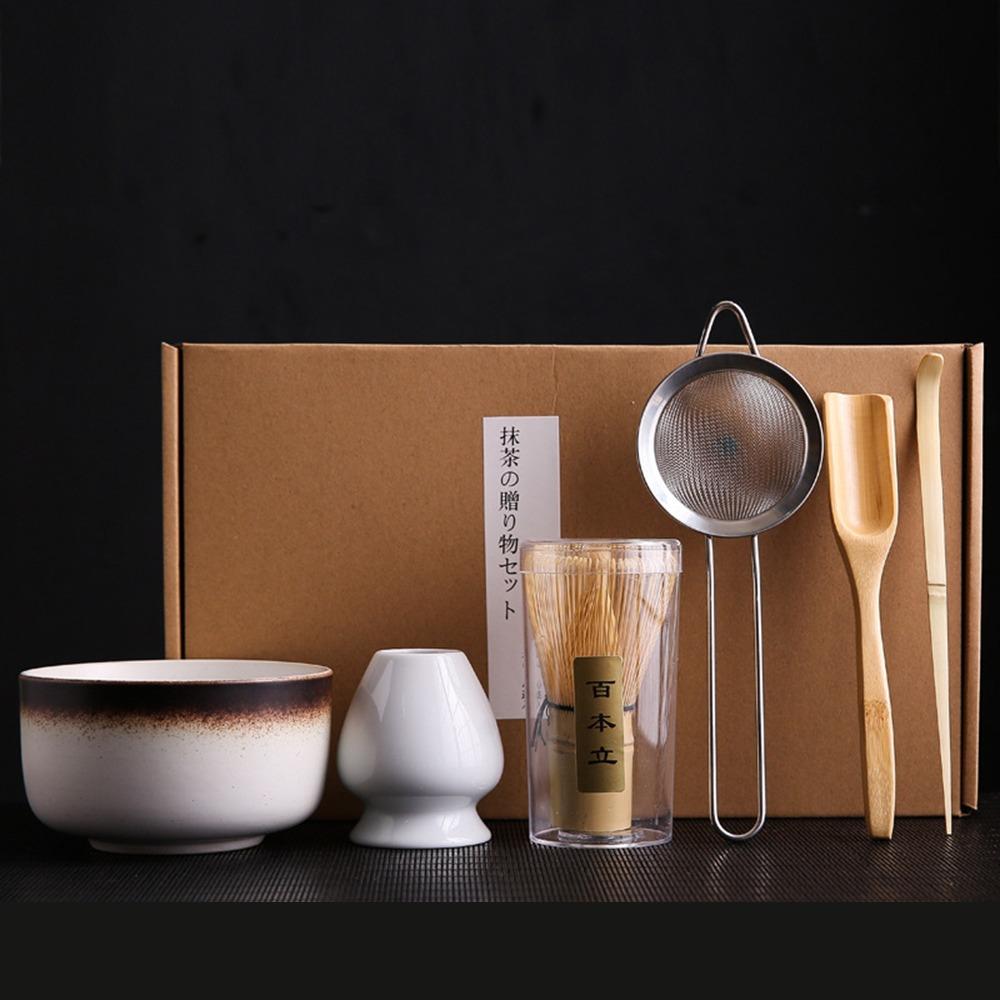 6 шт. бамбуковый керамический японский чайный набор матча многоразовый японский традиционный венчик для зеленого чая Часен