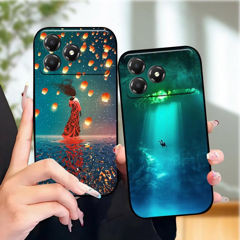 Чехол для телефона ZTE Blade A36 BladeA36 Модный Мультяшный Мягкий Силиконовый Задний Чехол из ТПУ Для Nubia A36 4G Z2472 Защитная Крышка для Камеры