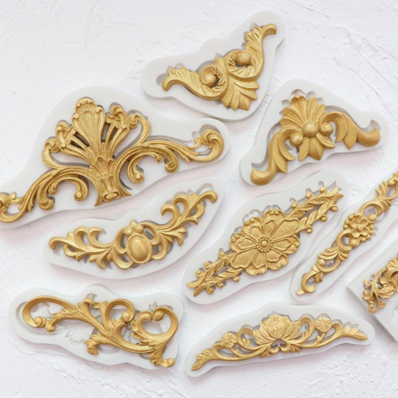 Силиконовые формы для цветов и виноградной лозы, декор для торта своими руками, инструменты для украшения торта, шоколадные конфеты из глины, сахарные ремесла