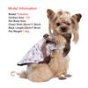 Cute Dog Clothes Winter Warm Dog Vest Coat Windproof Pet Harness Jacket Paw Printed Reflective Clothes for Small Dogs Schnauzer