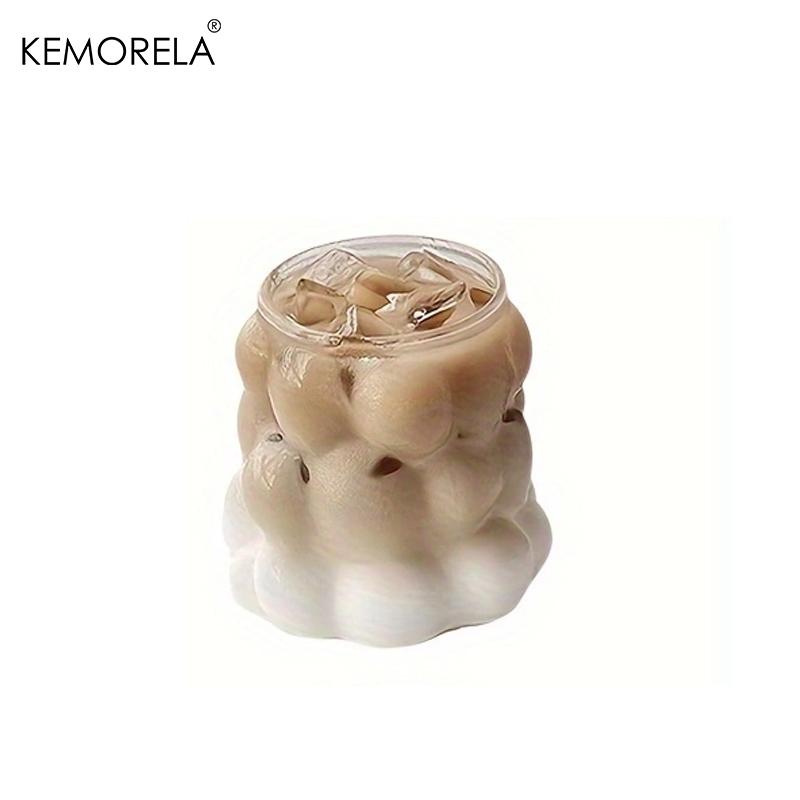 KEMORELA 1/2 шт. Стеклянная кружка Термостойкий стакан Прозрачная кружка для чая, сока, молока, кофе Домашние стаканы для воды Стаканы для коктейлей, пива