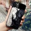 Девушка-лошадь Животное Черные лошади Чехол для телефона Для Apple iPhone 16e 16 15 14 13 12 11 Pro Max XR XS 7 8 Plus SE2 Чехол Силиконовые чехлы