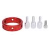 Кольцо для телескопа с винтом M6, винт 1/4 дюйма, красный алюминиевый сплав, 40 мм, шеститочечное направляющее устройство