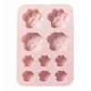 Cartoon Dog Cat Paw Pink Silicone Cake Molds for Food Supplement Biscuit Jelly Fondant Chocolate Baking Pan Ice Tray