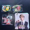 [Б/У] Карточки с корейским словарем BTS Чимина, мини-значки, брелоки Чонгука и Шуги
