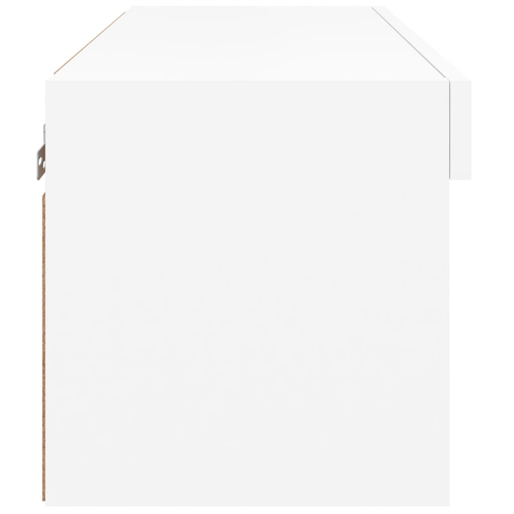 LED TV Stand in White 60 x 30 x 30 cm
