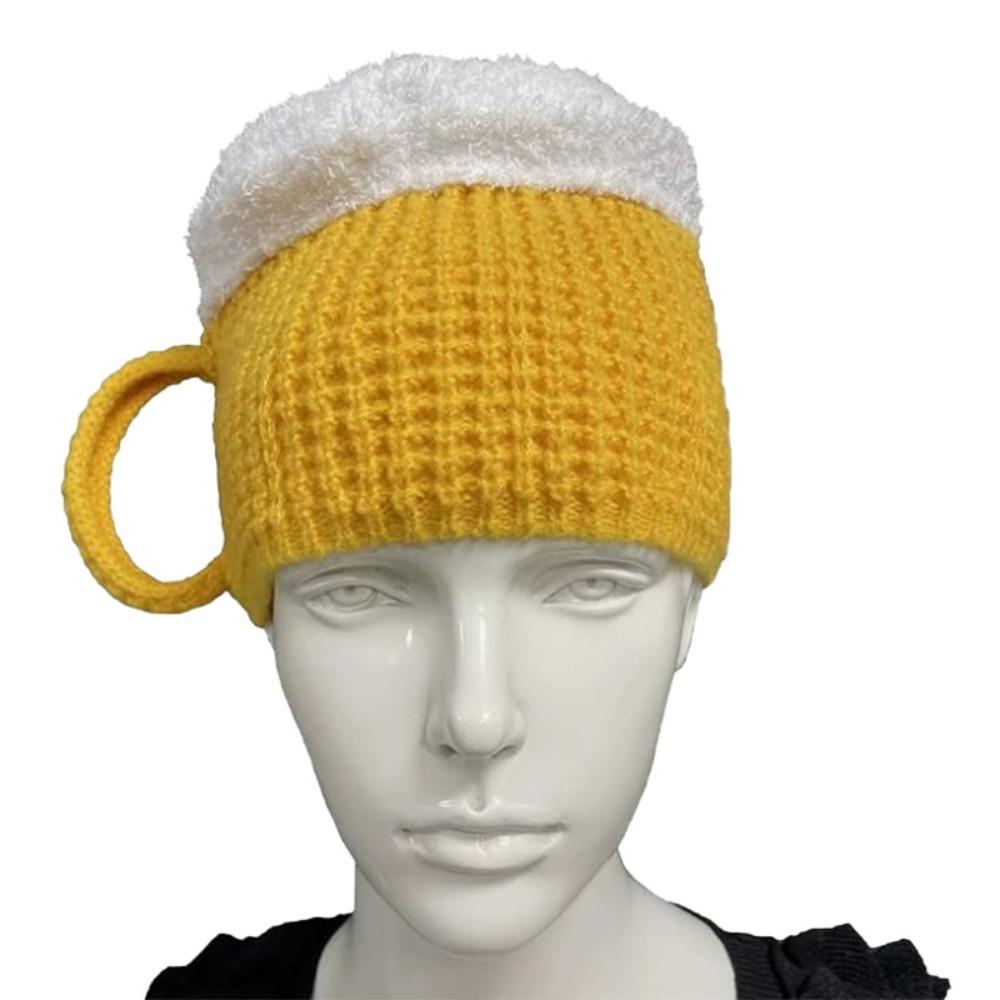 Unisex Beanies Ear Warmers Hairline Cap Fun Gift Pullover Cap  Women Men