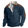 Spring And Men's Standing Collar Sweatshirt Is Outdoor Casual Sweaters Tops