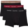 Mid-Rise Letter Elastic Blend Boxer Briefs European Version 3-Pack Men Underwear 0000U2662G-NOP