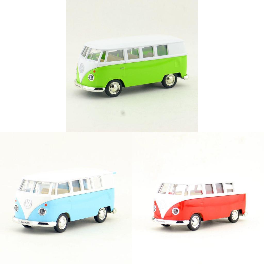 Yufeng Mackay 5-inch Alloy T1 Bus Metal Children's Toy Model Car Loose