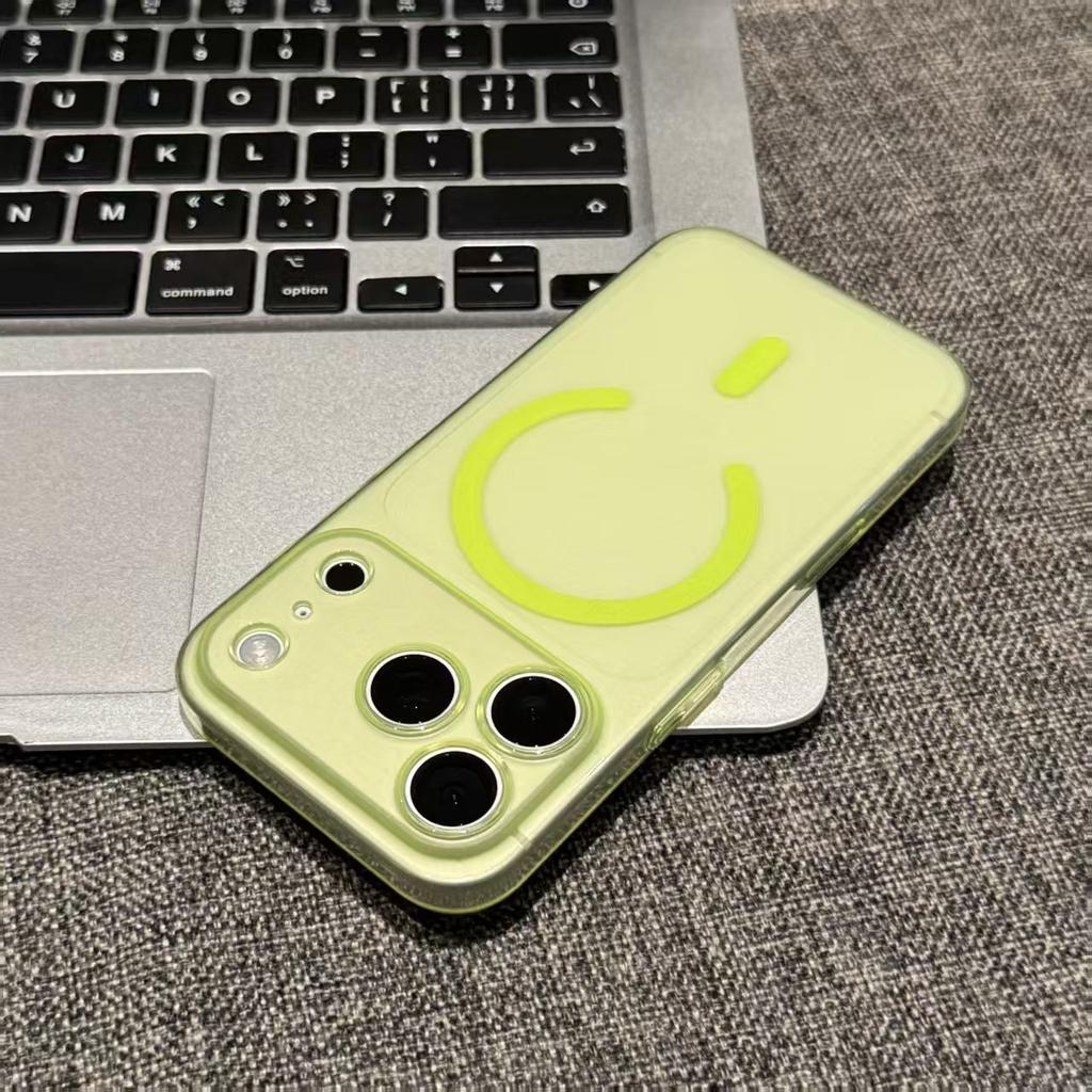 Применимо к iPhone17PROMAX чувствительный к коже чехол для мобильного телефона Apple 16 ледяной туман ультратонкий матовый магнитный ПК прозрачный жесткий чехол