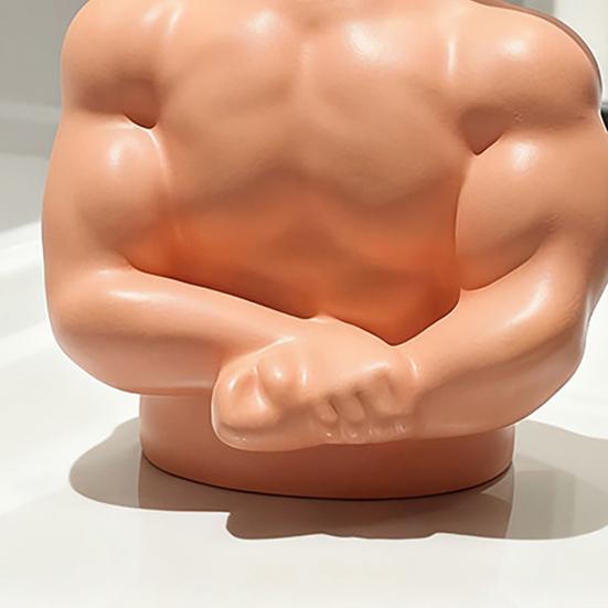 1/2 шт. Дозатор мыла «Мускулистый мужчина» Точный контроль насоса Защита от протечек Диспенсер для геля для душа Декор для ванной