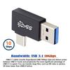 UC-070-TC003 USB 3.0 Type-A Male To USB 3.1 Type-C Male Adapter 10Gbps Connector for Laptop Tablet Phone