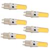 6pcs G9 LED Light Bulb COB Dimmable Professional G9 LED Bulb Replacement for Wall Lamps Table Lamps