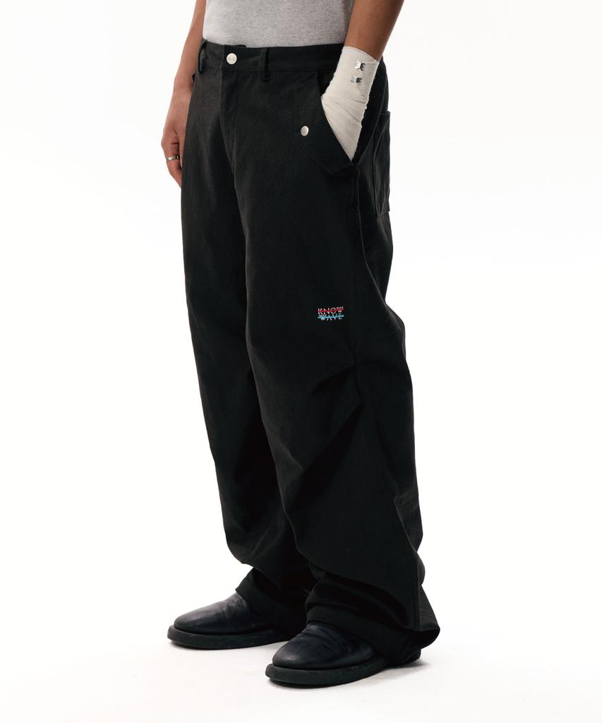 KNOW WAVE Брюки с защипами Know Wave Knb25005Blk (черный)