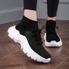 2025 Fashion Women's Sports Shoes Lace Up Socks Shoes Platform Sneakers Casual Shoes Zapatillas Deportivas Mujer Plus Size 35-46