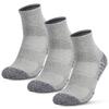 Men 3 Pairs Cushioned Hiking Socks Outdoor Sports Casual Cotton Crew Socks for Hiking Trekking Walking