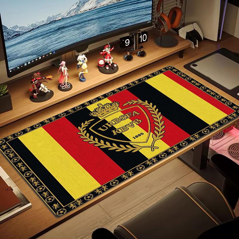 Belgica Color Mouse Pad Large Gaming Table Cushion Non-slip Laptop Tablet Big Mousepad XXL Mat Mini PC Playmat With Lock edge