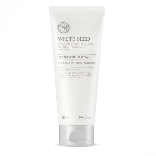 The Face Shop Отшелушивающая очищающая пенка с белыми семенами 150 мл