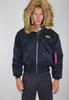 Зимняя куртка Alpha Industries 45P Hooded Custom Bomber Jacket (113145) Alpha Industries 45P Hooded Custom Bomber Jacket синий (113145-07)