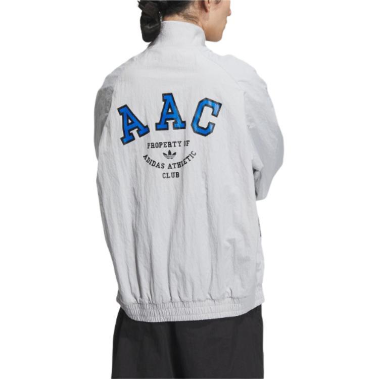 Adidas Originals Trefoil Jackets Coats Men's Solid Light Gray (Unisex) Jackets IU4846
