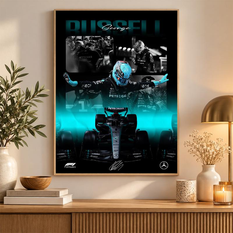 George Russell Diamond Painting Kit 5D Full Drill DIY Diamond Mosaic Wall Art Home Decor
