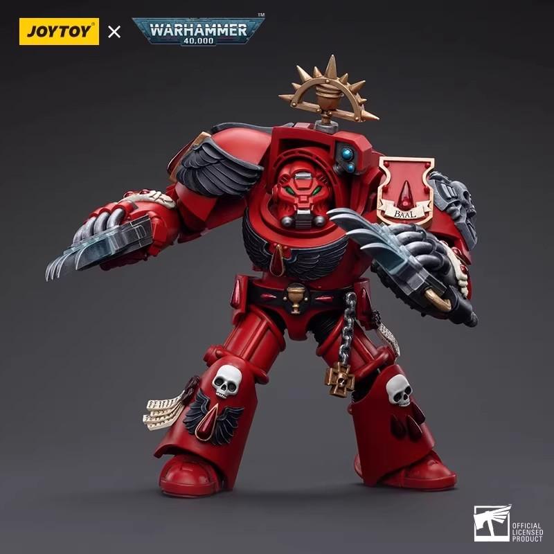 [В наличии]Joytoy Warhammer 40k 1/18 Фигурка Железные Руки Капитан в Терминаторской Броне Коллекция Аниме Модель Игрушка Подарки