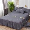 Bed Skirt Anti-dirty Sheet Bedspread Printed Elastic Band Bedclothes Queen King Skin-friendly Beds Protector Bedroom Decoration