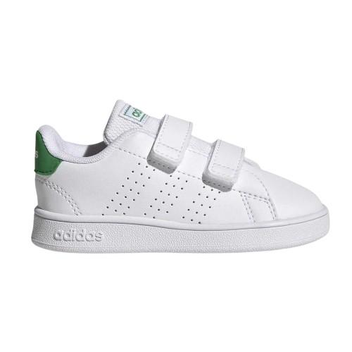 Adidas Childrens/Kids Advantage Court Lifestyle Flat Trainers