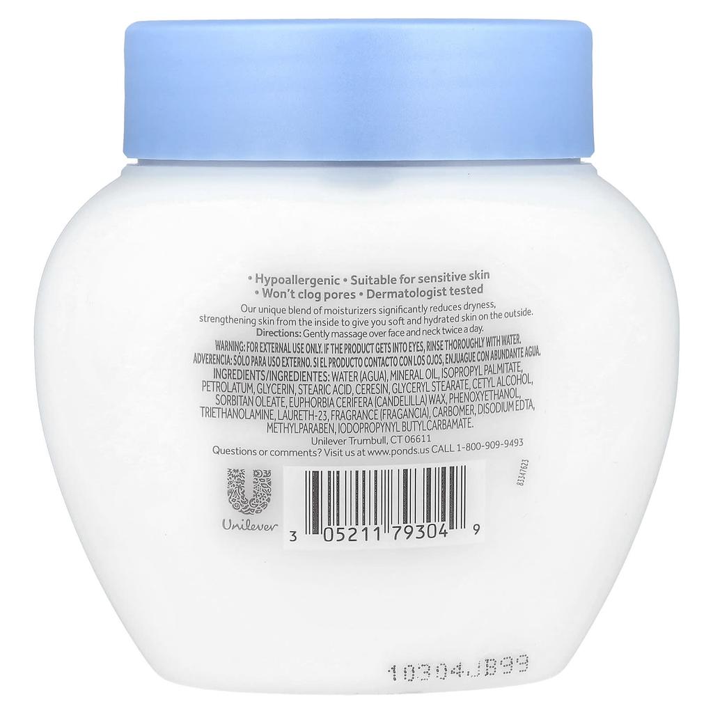 POND'S Крем для сухой кожи, Увлажняющее средство для лица, 10,1 унции (286 Г)