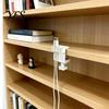 Durable Storage Solution 3D Printed Desk Clamp Cable Organizer, Cord Holder with Multiple Slots, Sturdy Wire Management Rack Rack, Anti-Slip Grip for