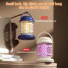 Mini Gnats Zapper USB Rechargeable Electric Shock Fly Zapper with UV LED Light Indoor Outdoor Home Camping Patio Hanging Fly Trap Lamp