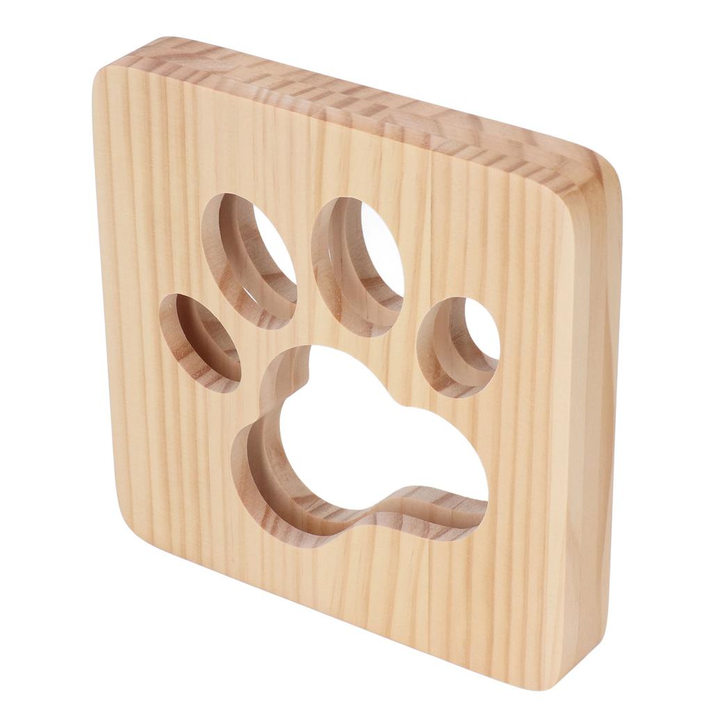 Ночной светильник для кошек с мягким светом и защитой глаз, портативная 3D деревянная лампа с USB-интерфейсом 