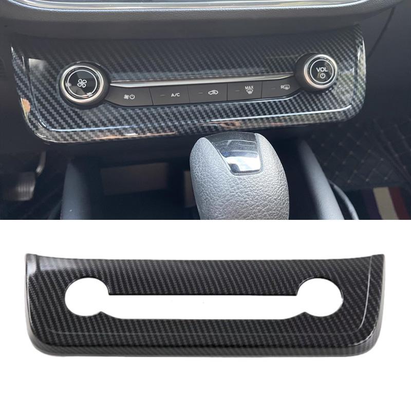 For Ford Focus 2024 Carbon Fiber Interior Accessories Door Armrest Window Lift Button gear panle rear air Cover Trim