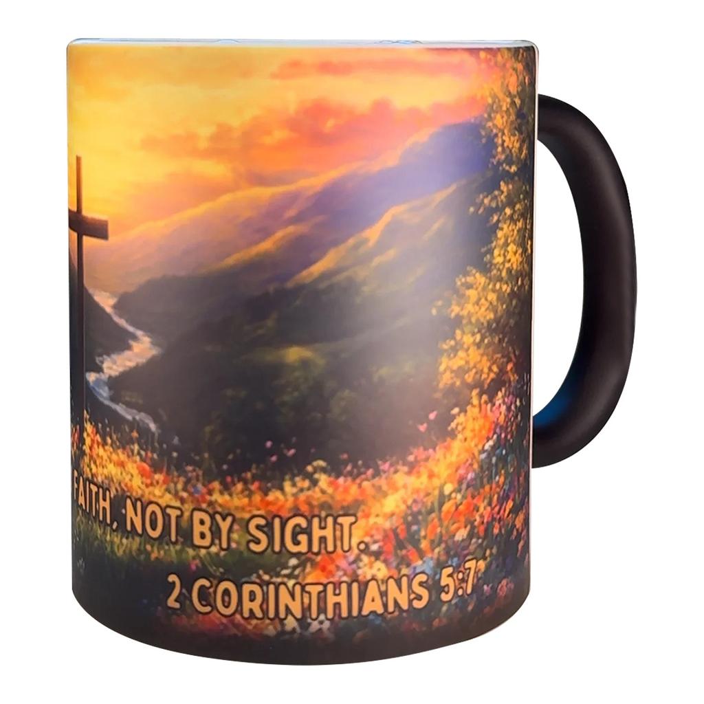 Scripture Verses Mug Coffee Cup Heat Discoloration Water Cup