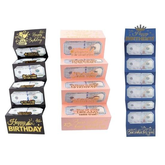 Конверт для денег на день рождения для наличных DIY держатель для денег и подарочная карта