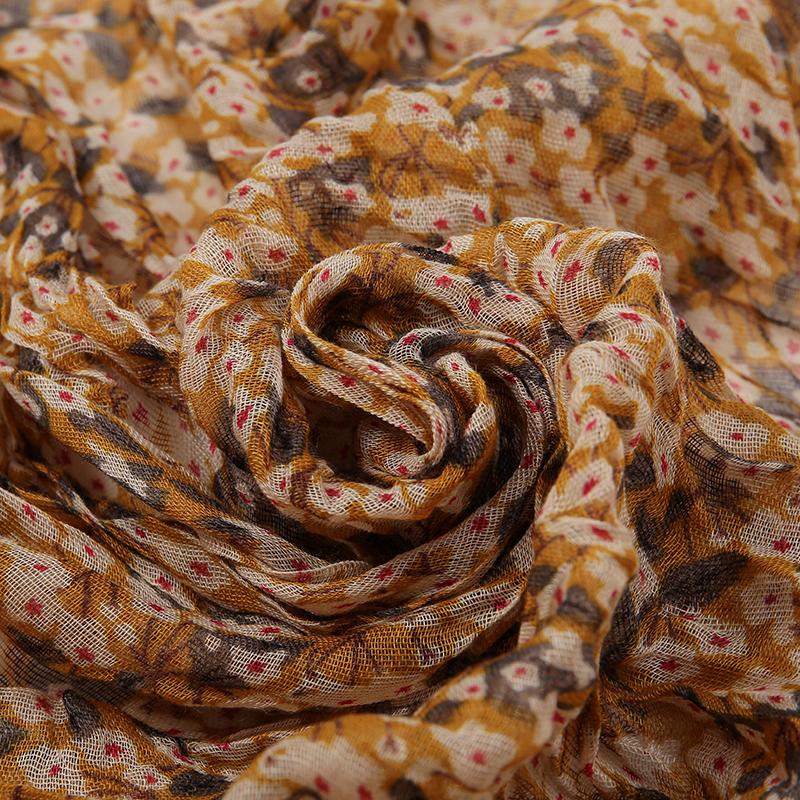 Новые мусульманские хиджабы из жатой ткани с цветочным принтом из хлопка и вискозы для женщин, длинные шали, платки на голову, обертывания, фолард, исламский тюрбан, повязка на голову, бандана