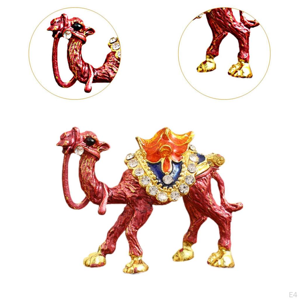 Camel Figurine Jewelry Box ,Trinket Box,Treasure Case, Organizer for Home Decor