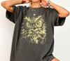 Vintage Owl Graphic T-Shirt, Eyeglasses Bird Lover Tee