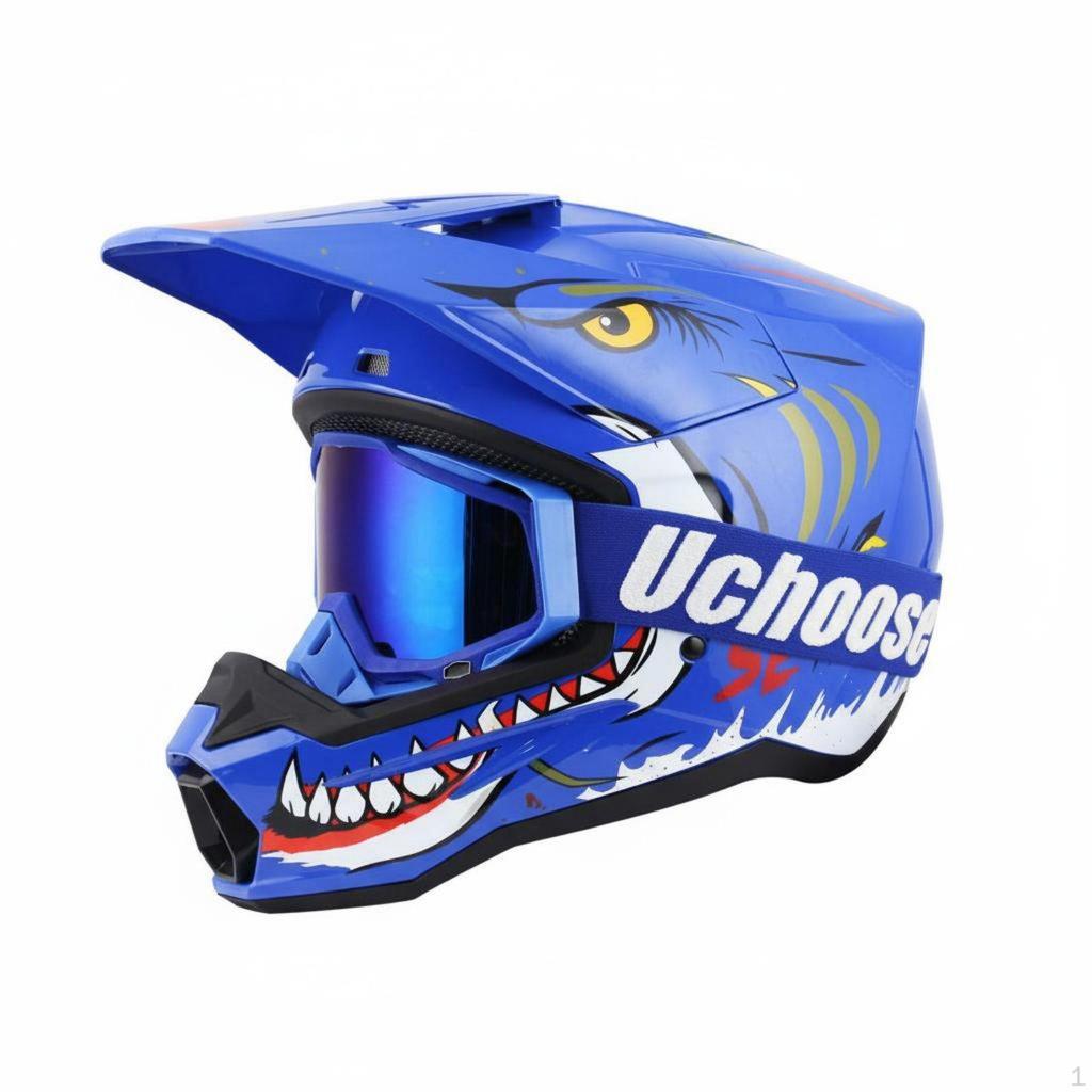 Downhill Mountain Bike Helmet Shell Young Impact Resistant Sports Gear for Kids,