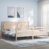 VidaXL Bed Frames with Headboard Super King Solid Wood 3194066
