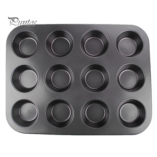 Антипригарная форма для кексов на 12 штук, которую можно мыть в посудомоечной машине, безопасное пищевое покрытие, легкосъемная форма для кексов