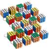 VIVIJOIE Mini Cube Keychains, Cube Keychains, Gifts, Prizes, Kids Toys, Mini Participation Prizes, Mini Cube 3D Puzzles (Set of 20)