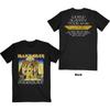 Новая одежда Iron Maiden - World Slavery Tour Обложка альбома Powerslave Черная футболка Унисекс футболка