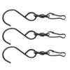 20pcs Wind Spinner S Hook Clips 360 Degree Rotation 304 Stainless Steel Dual Clip Wind Spinners