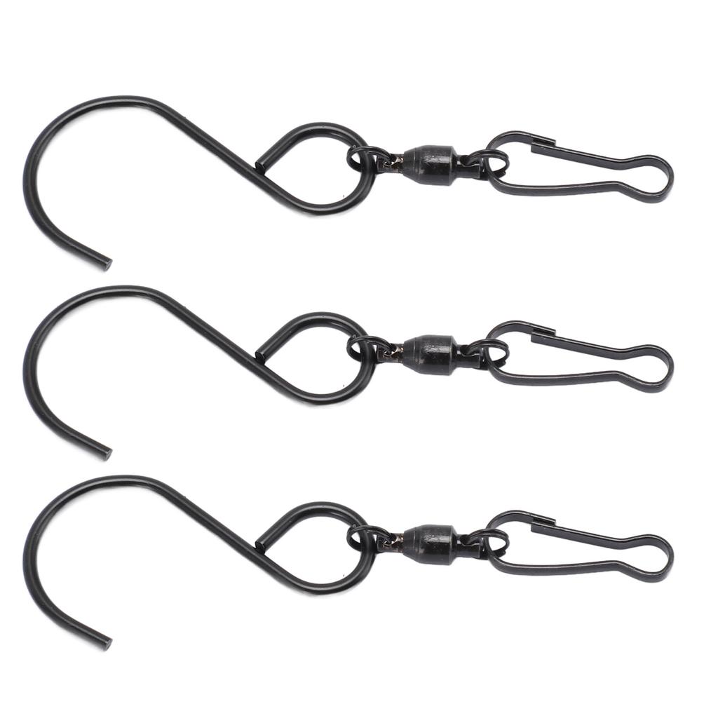 20pcs Wind Spinner S Hook Clips 360 Degree Rotation 304 Stainless Steel Dual Clip Wind Spinners