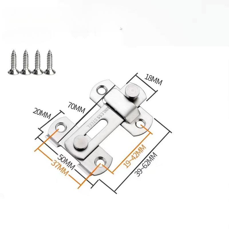 1 шт., защелка для раздвижной двери амбара, защелка для раздвижной двери под прямым углом, дверной болт, защелка для окна шкафа, винный холодильник, защелка для детской безопасности