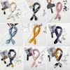 Fashion Small Vintage Elegant Square Scarf Silk Feel Satin Head Neck Hair Tie Band
